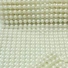 Picture of RIBBON WITH IVORY PEARLS PRICE PER METRE(8 ROWS)